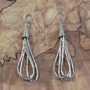Navajo Liquid Silver Dangle