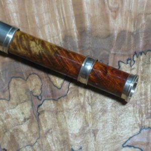 N/S Cap and Ring Amboyna