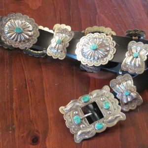 Concho Leather Belt