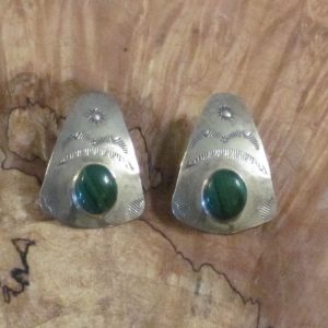 DLF Malachite Earrings