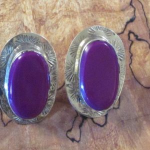 Navajo Sugilite Post Earrings