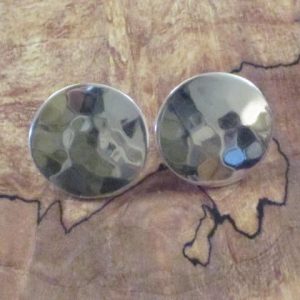 Navajo Hammered Silver Post
