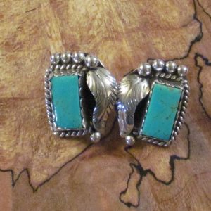 Navajo Turquoise Post Earrings