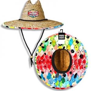 Rainbow Trout 3 Straw Sun Hat