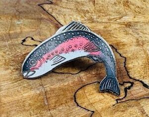 Vintage Jumping Rainbow Pin